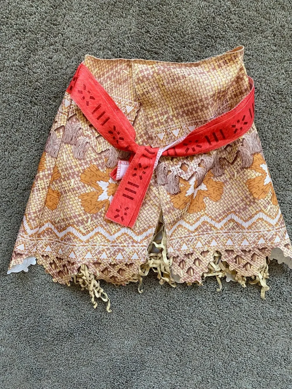 Moana Costume Skirt- Size 4-6x